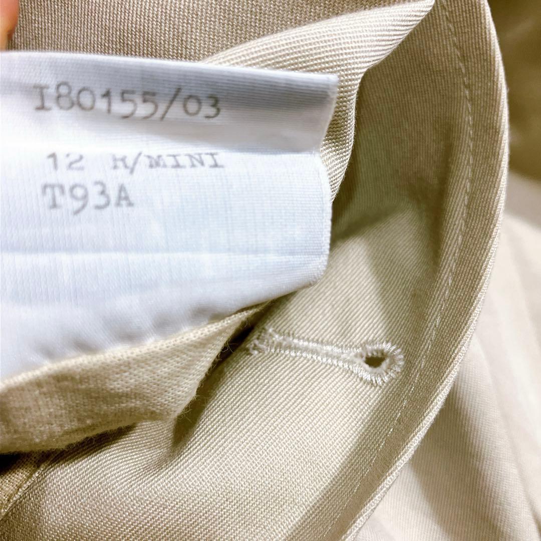 【逸品】バーバリーズ　ロングステンカラーコート　ライトベージュ　L相当