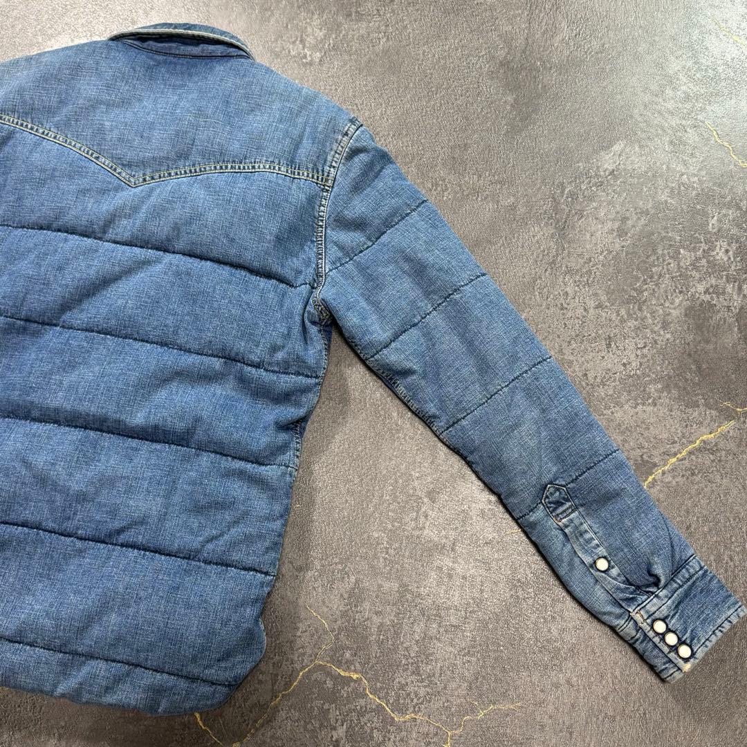 REMI RELIEF BeamsコラボデニムダウンシャツMレミレリーフビームス