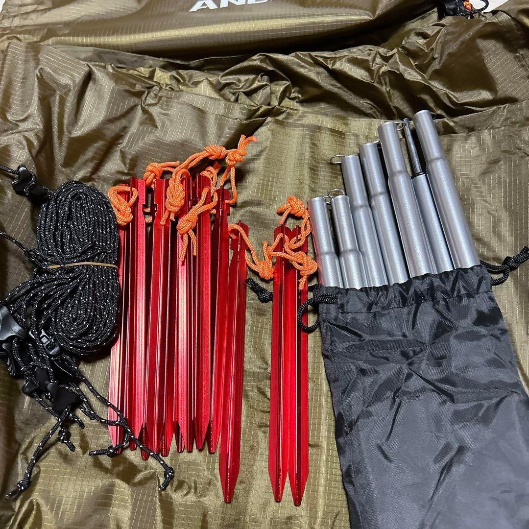 パップテント 軍幕テント 2人用 TCポリコットン素材 アウトドア 未使用