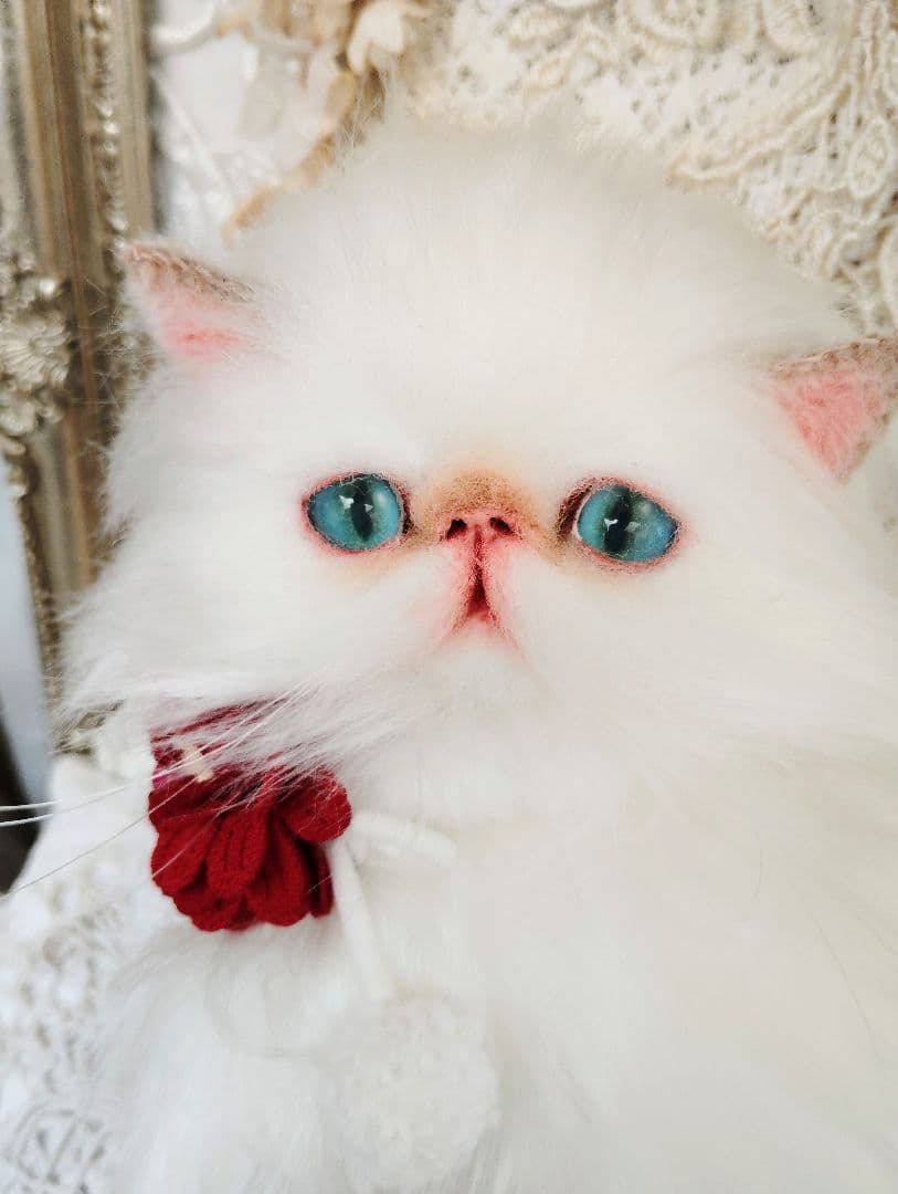 家族募集❤ふわふわ♡子猫のフゥちゃん♡アートドール♡ぬいぐるみ♡