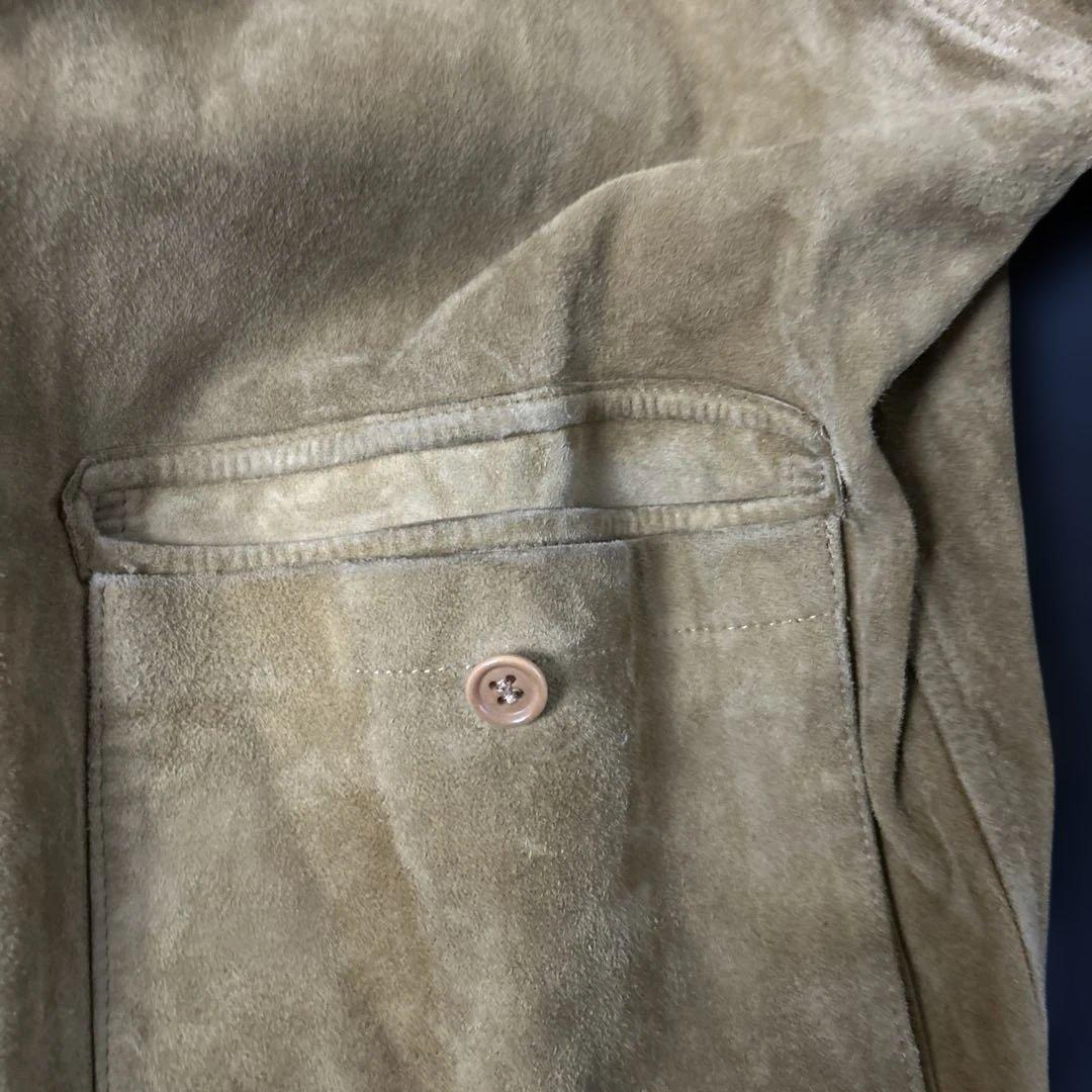 スエード&レザー　リバーシブル ジャケット　イタリア製