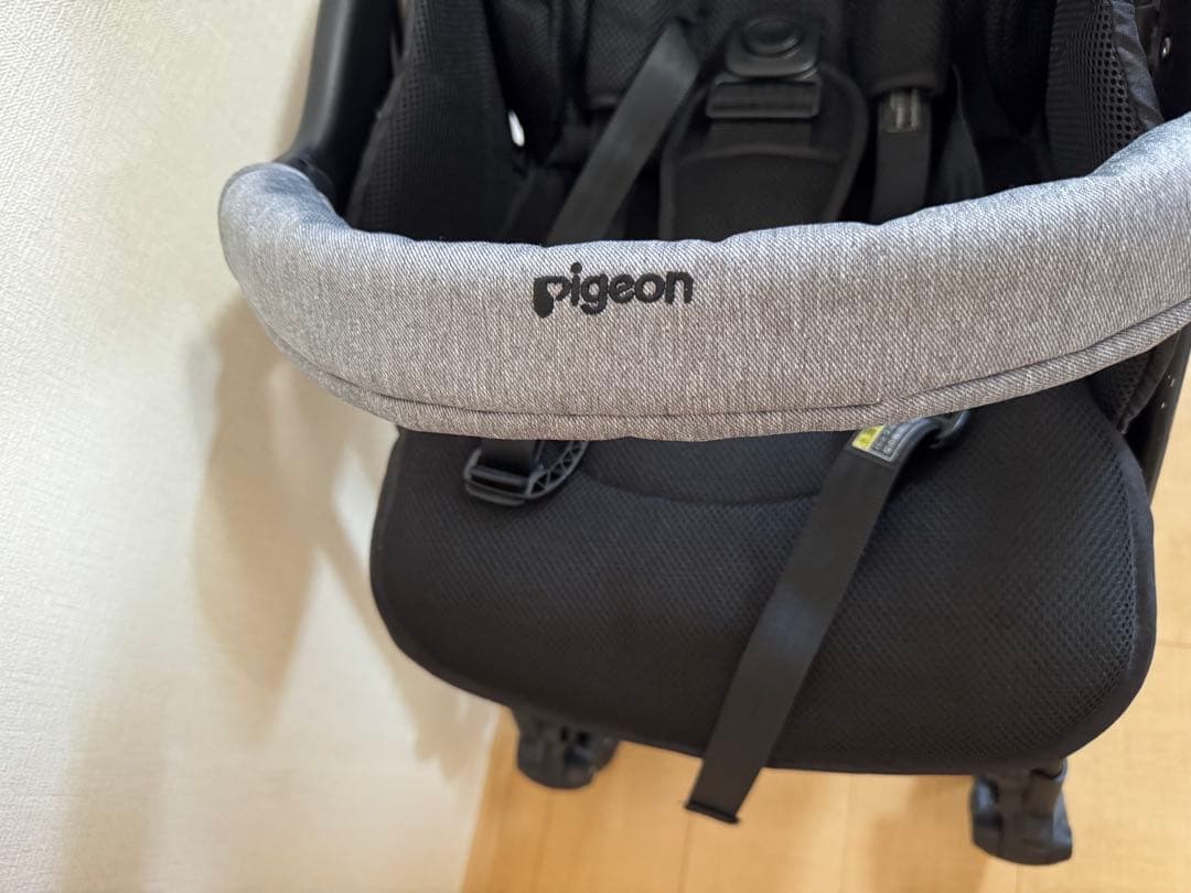 pigeon ランフィエアリー グレーベビーカー