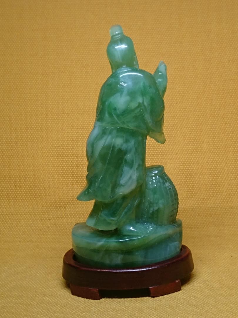 人形　仙人　彫刻　彫像　オブジェ　置物　インテリア　工芸品　美術品　A1404