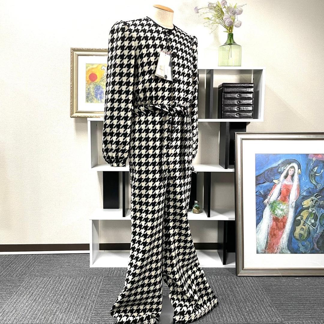 新品 GUCCI 19AW 千鳥格子 オールインワン 46