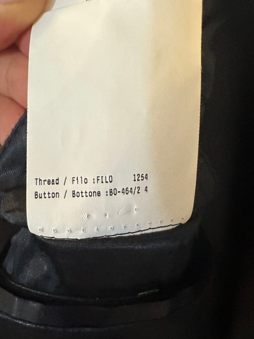 LARDINI チェスターコート 花ブローチ付き