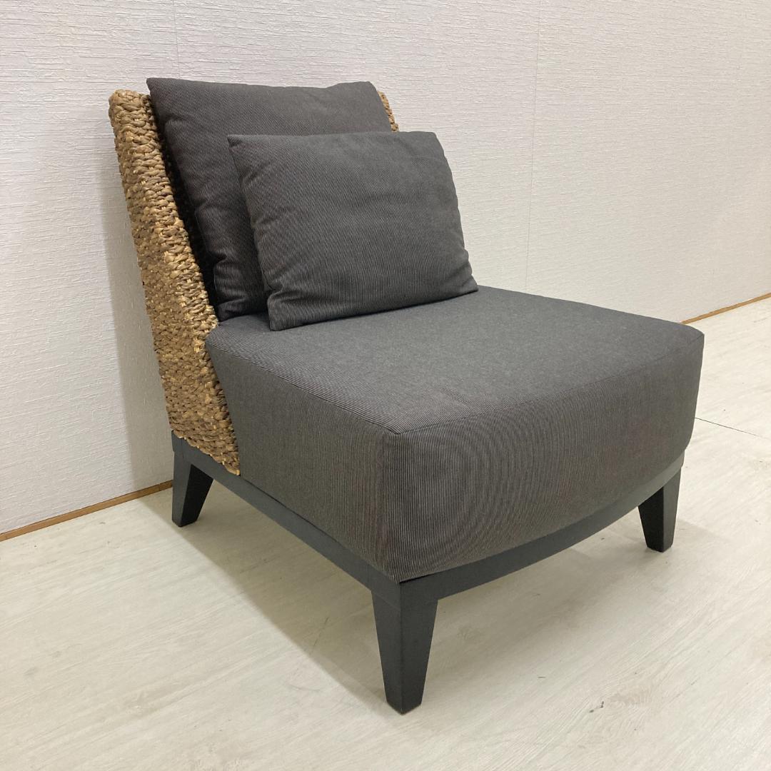 PERFORMAX　アジアン家具　ウォーターヒヤシンス　一人掛けソファ