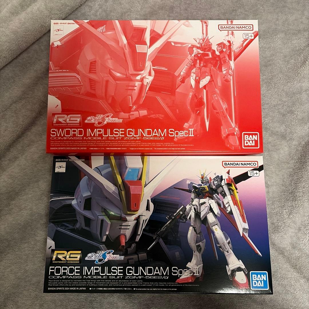 RG ソードインパルスSpecⅡ&rgフォースインパルスSpecⅡ