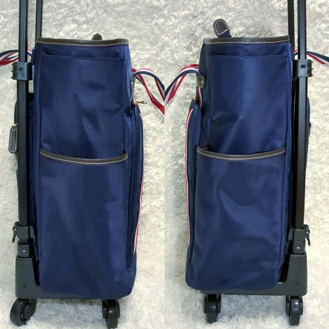 新品 SWANY スワニー トートキャリーバッグ トリコロール 4輪ストッパー