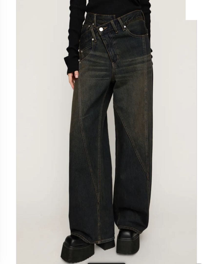 SLY J／W SWITCHING STRAIGHT パンツ