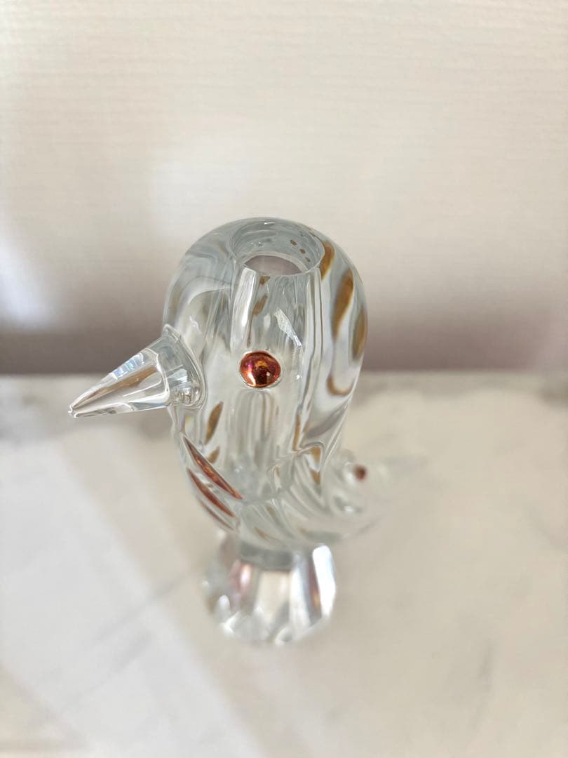 Baccarat バカラ　ファウナクリスト　花瓶　一輪挿し