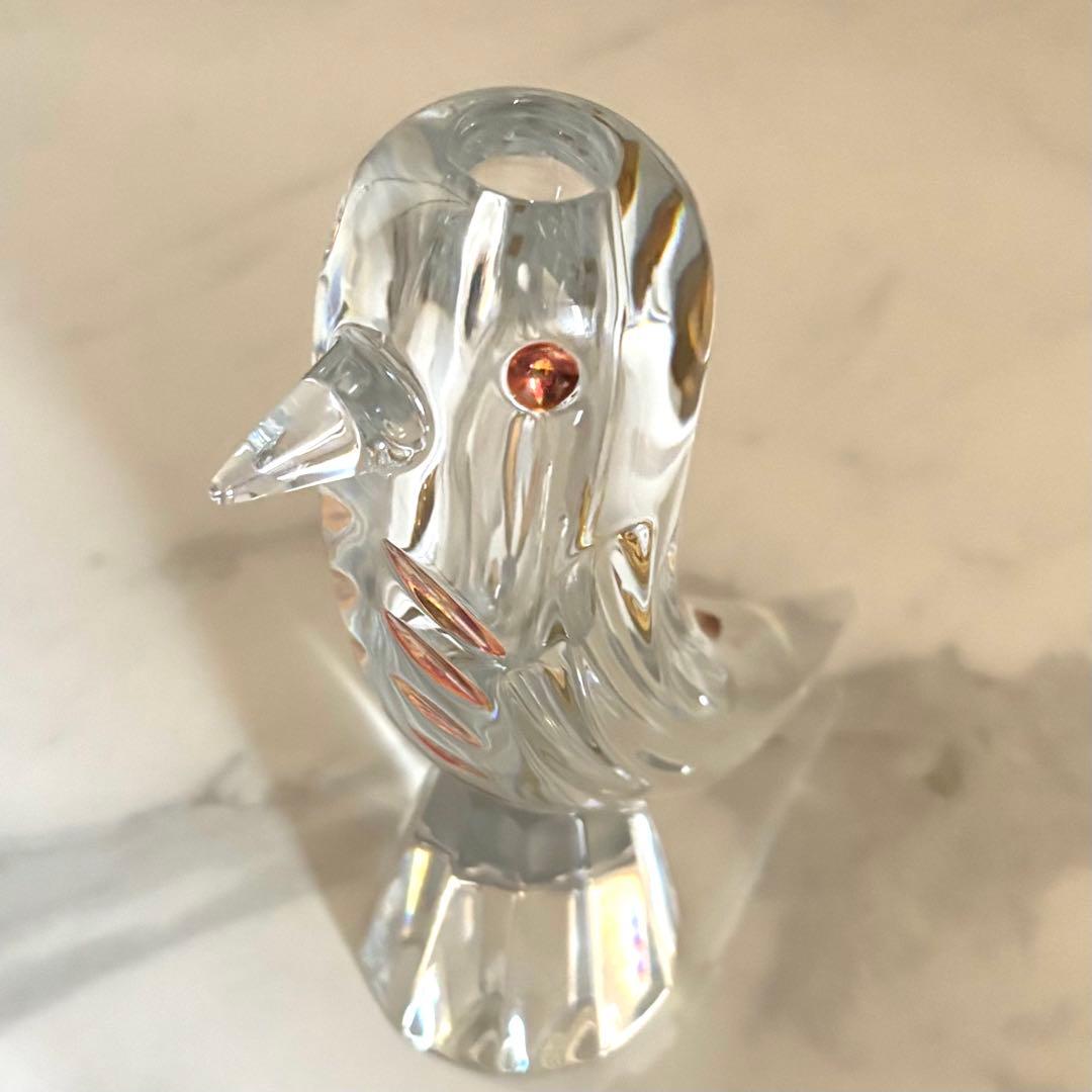 Baccarat バカラ　ファウナクリスト　花瓶　一輪挿し