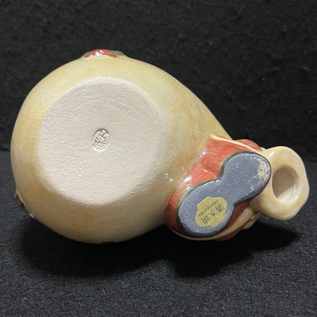 京焼・清水焼 楽入窯　サンタクロース　 陶器製　置物