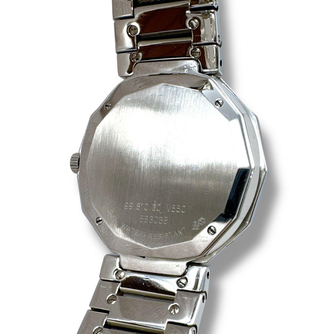 コルム アドミラルズカップ アイボリー デイト クォーツ メンズ 腕時計 美品