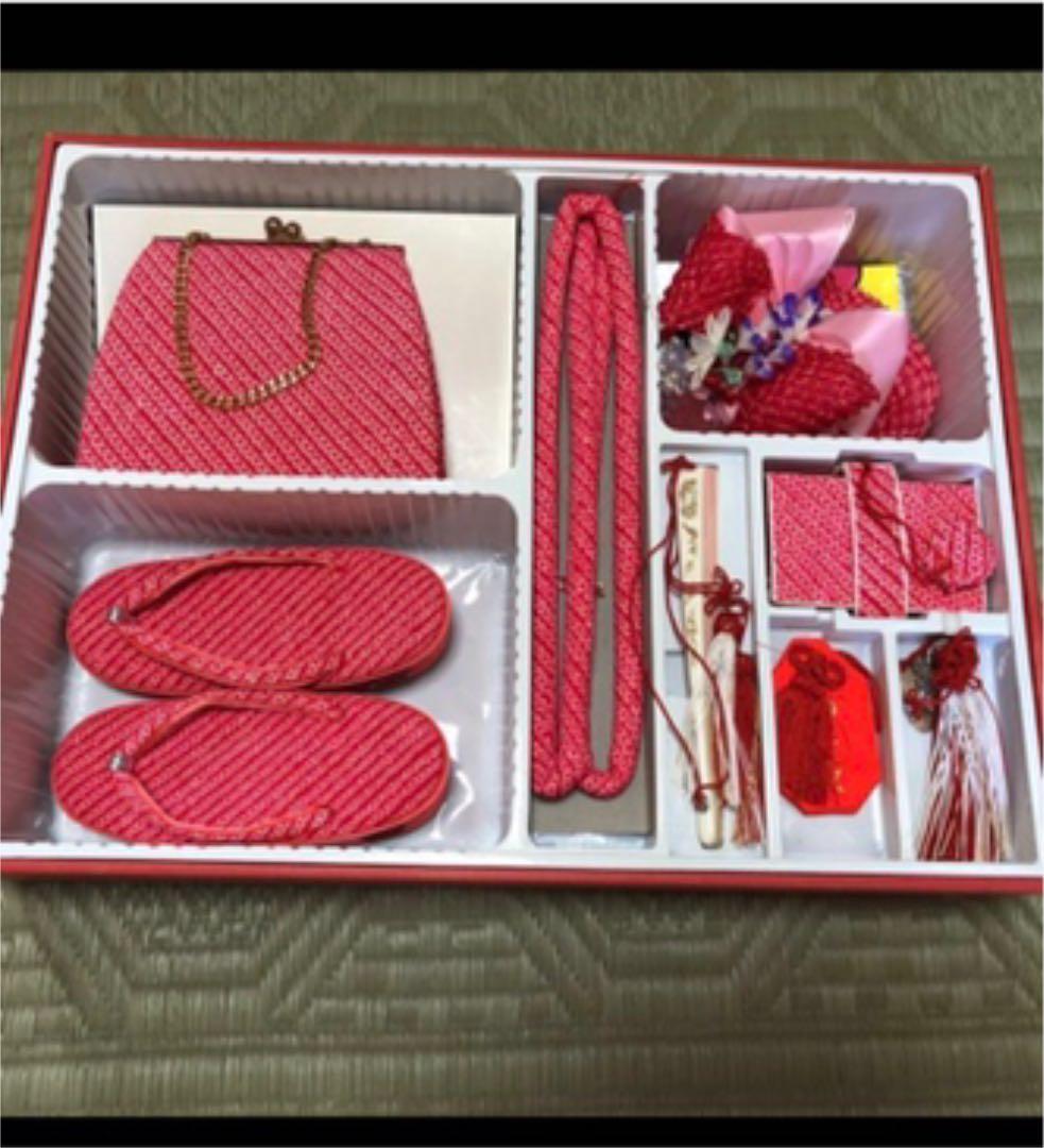 一度着用七五三セット女の子 和装小物 子供用 3歳着物草履バッグセット