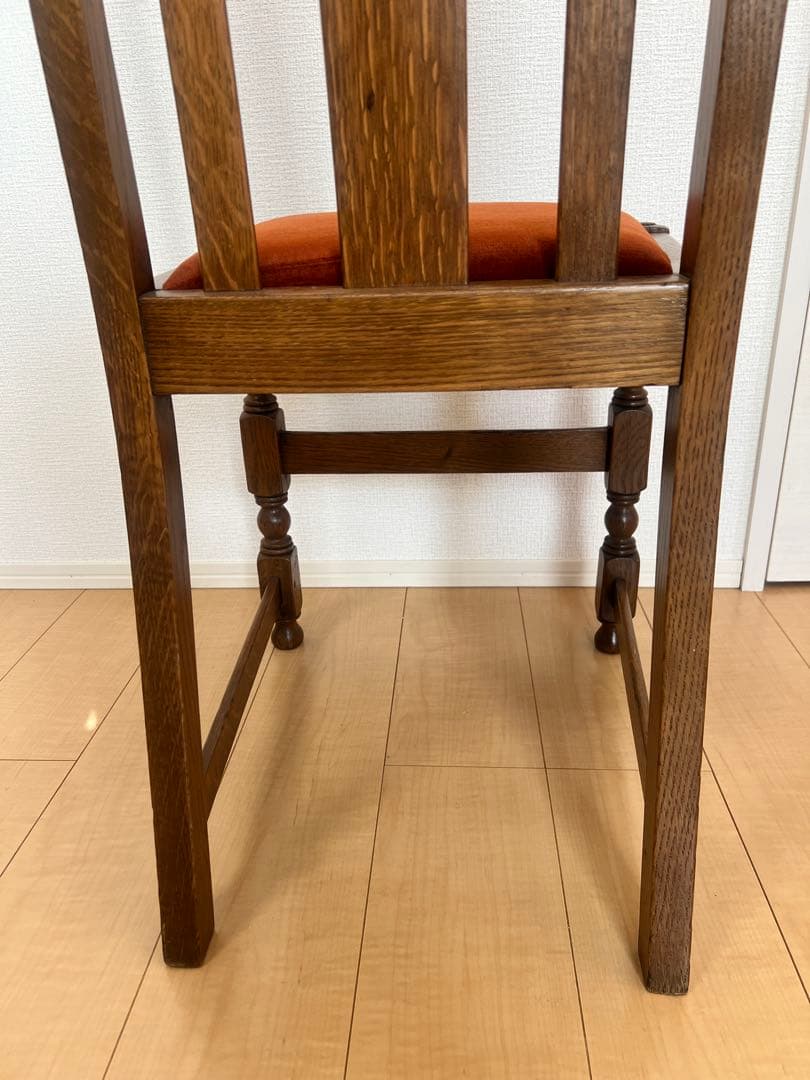 イギリス アンティーク 家具 ダイニング チェア オーク　椅子 英国