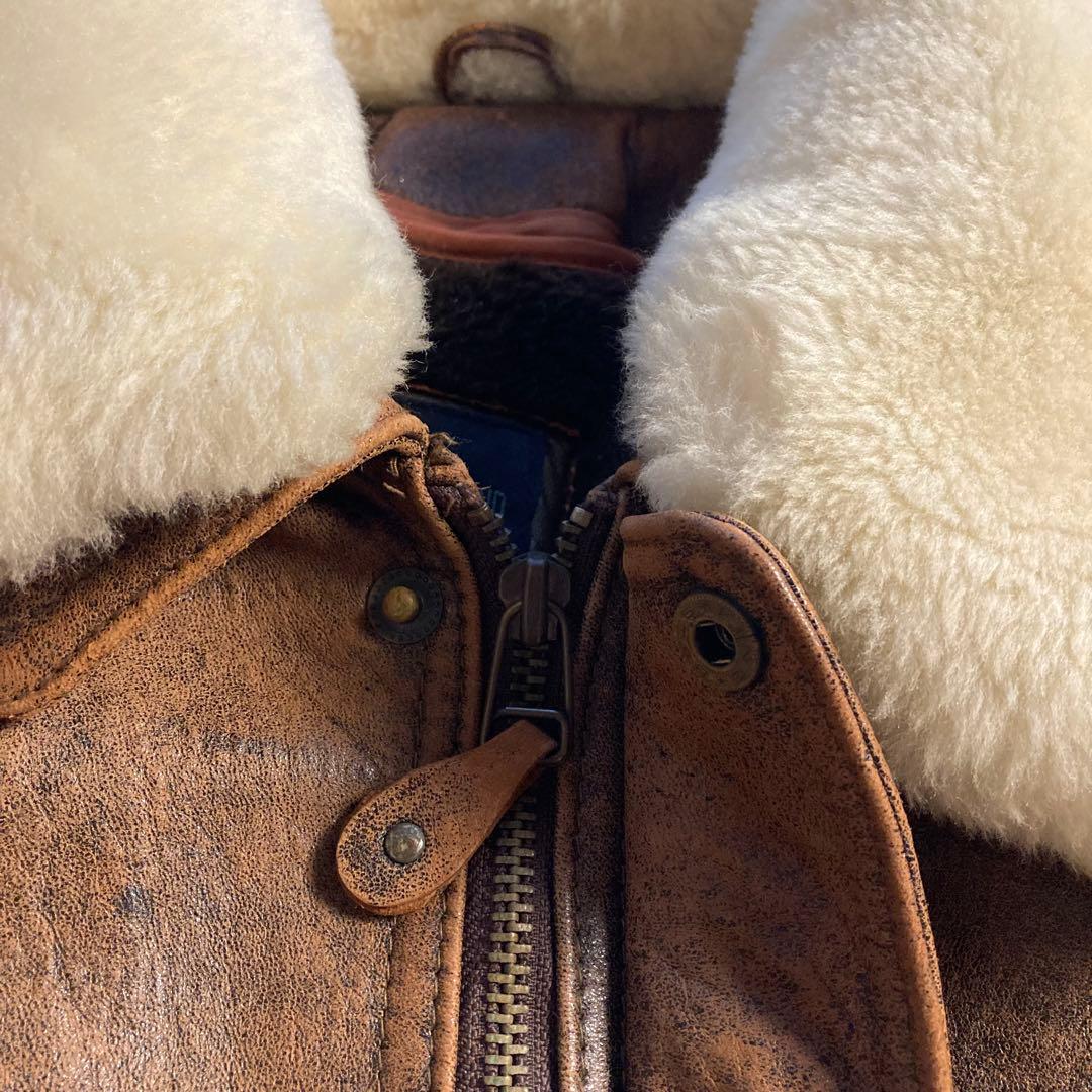 マ*ラ様 90s vintage フライトジャケット　G1 A2 シープスキン