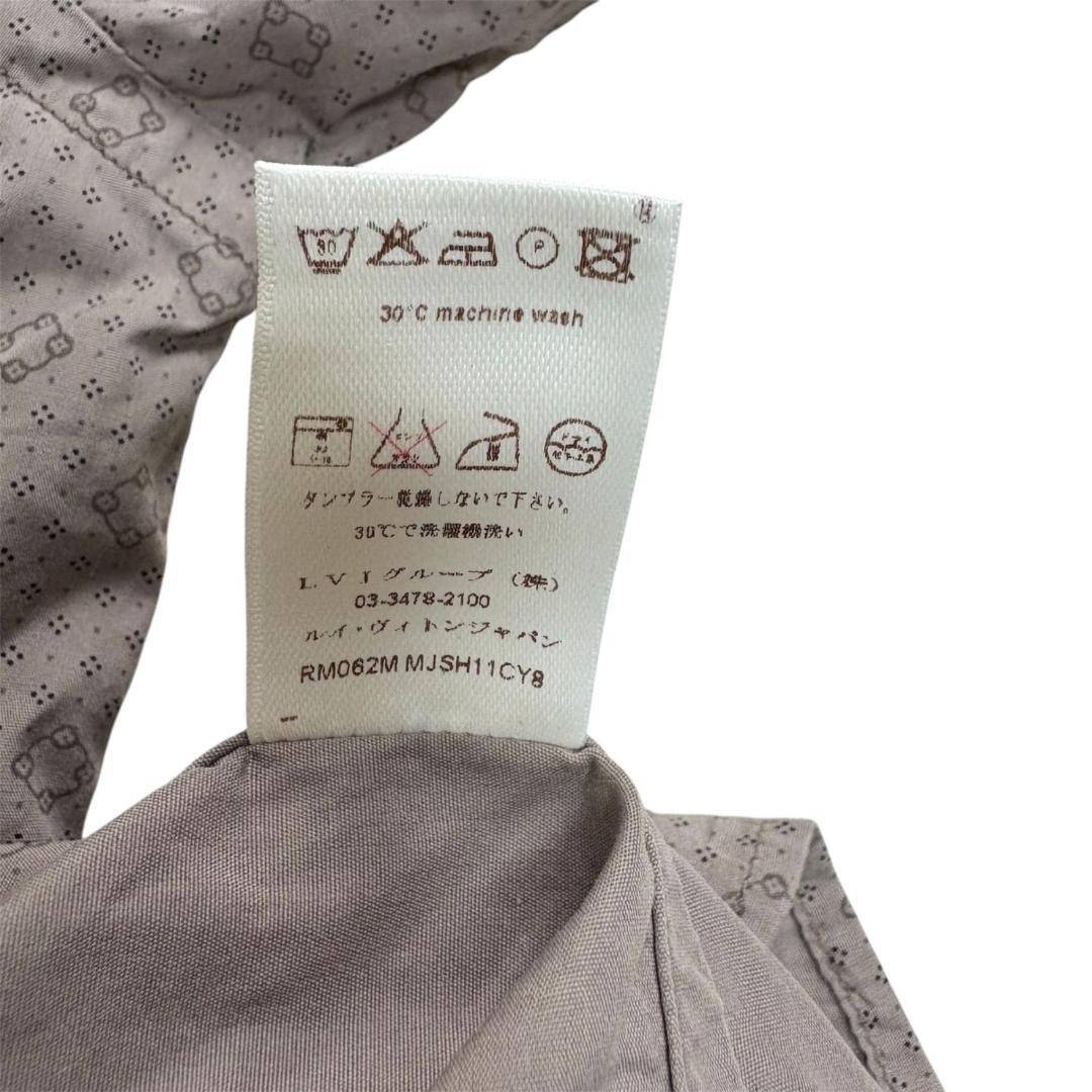 美品☆ LUIS VUITTON ルイヴィトン 長袖シャツ モノグラムシャツ