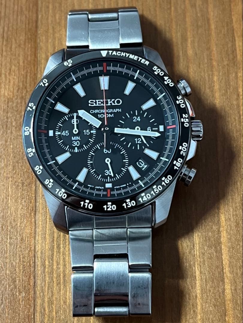 SEIKO クロノグラフ SSB031 (6T63-00D0)