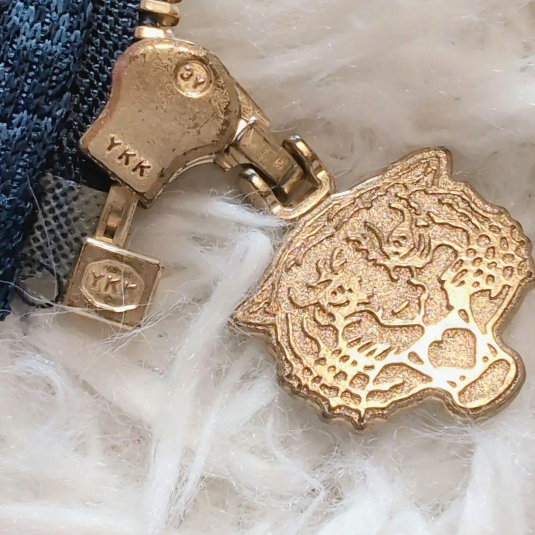 オニツカタイガー✨️トラックジャケット 刺繍 トラ ロゴ 金ジップ L