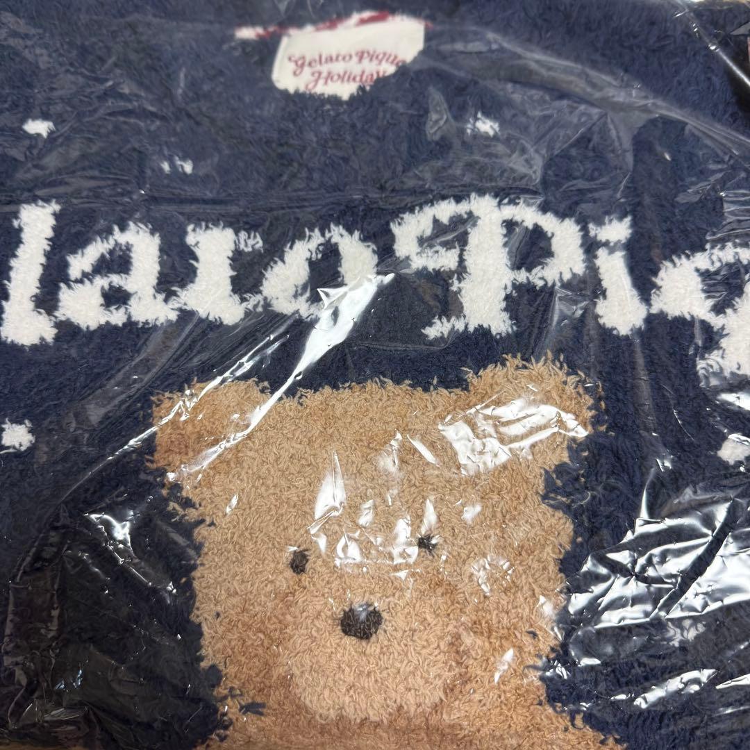 【HOLIDAY】ジェラートスノーベアジャガードプルオーバー ネイビー