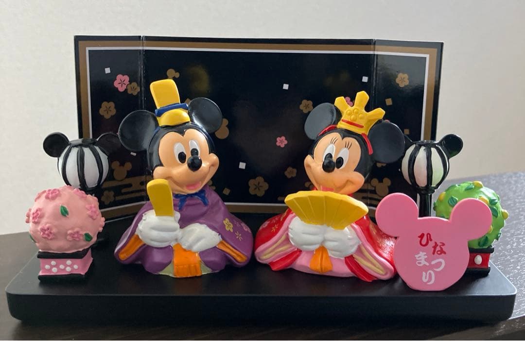 ディズニー　ベルメゾン　ひな祭り　雛人形　ミッキー ミニー