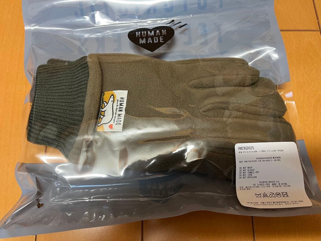 HUMAN MADE FLEECE GLOVES OLIVE DRAB サイズL