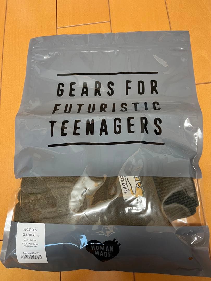 HUMAN MADE FLEECE GLOVES OLIVE DRAB サイズL