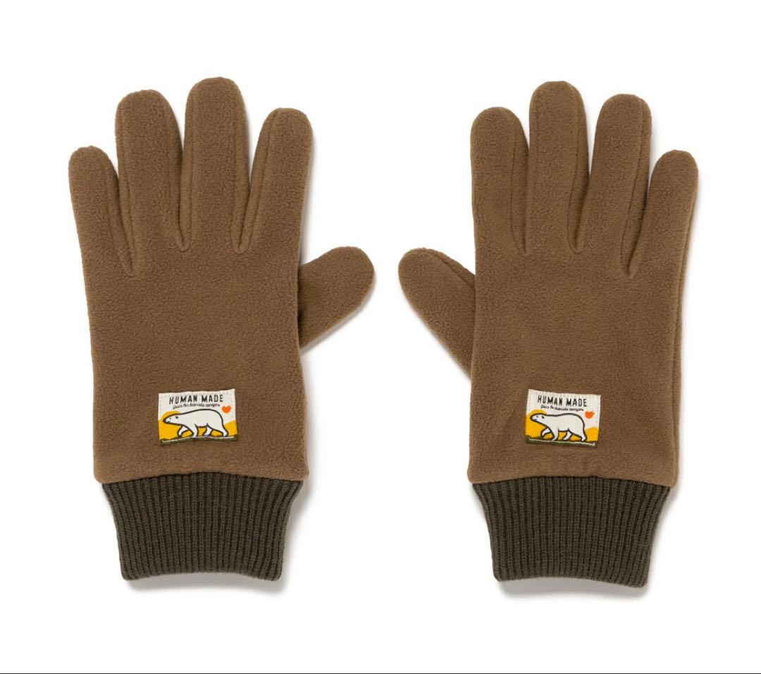 HUMAN MADE FLEECE GLOVES OLIVE DRAB サイズL