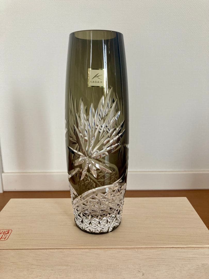 KAGAMI 月下美人 一輪挿し F663-2764BLK カガミ