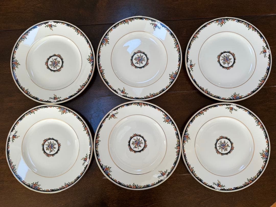 【】オズボーン20.5cmプレート6枚セット