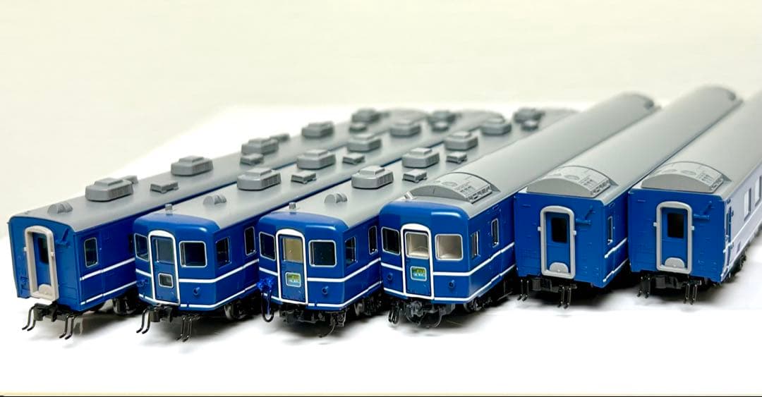 鉄道模型　14系500 客車　ブルートレイン　6両
