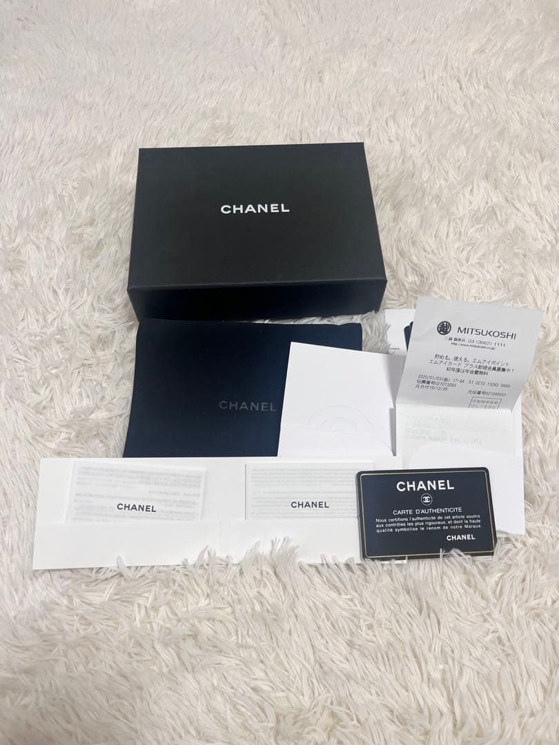 限定お値下げ CHANEL スモールフラップウォレット キャビアスキン