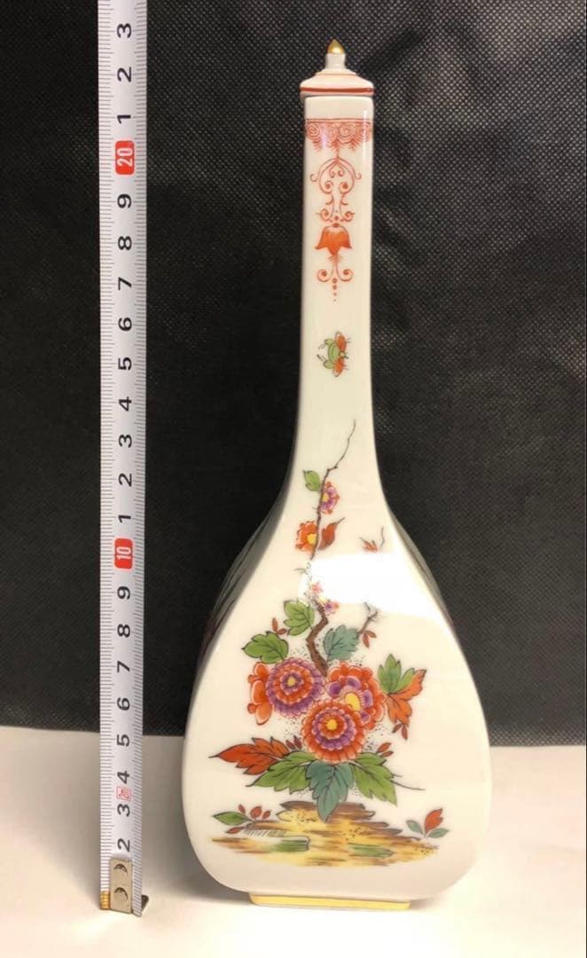 マイセン 柿右衛門様式の蓋付花瓶