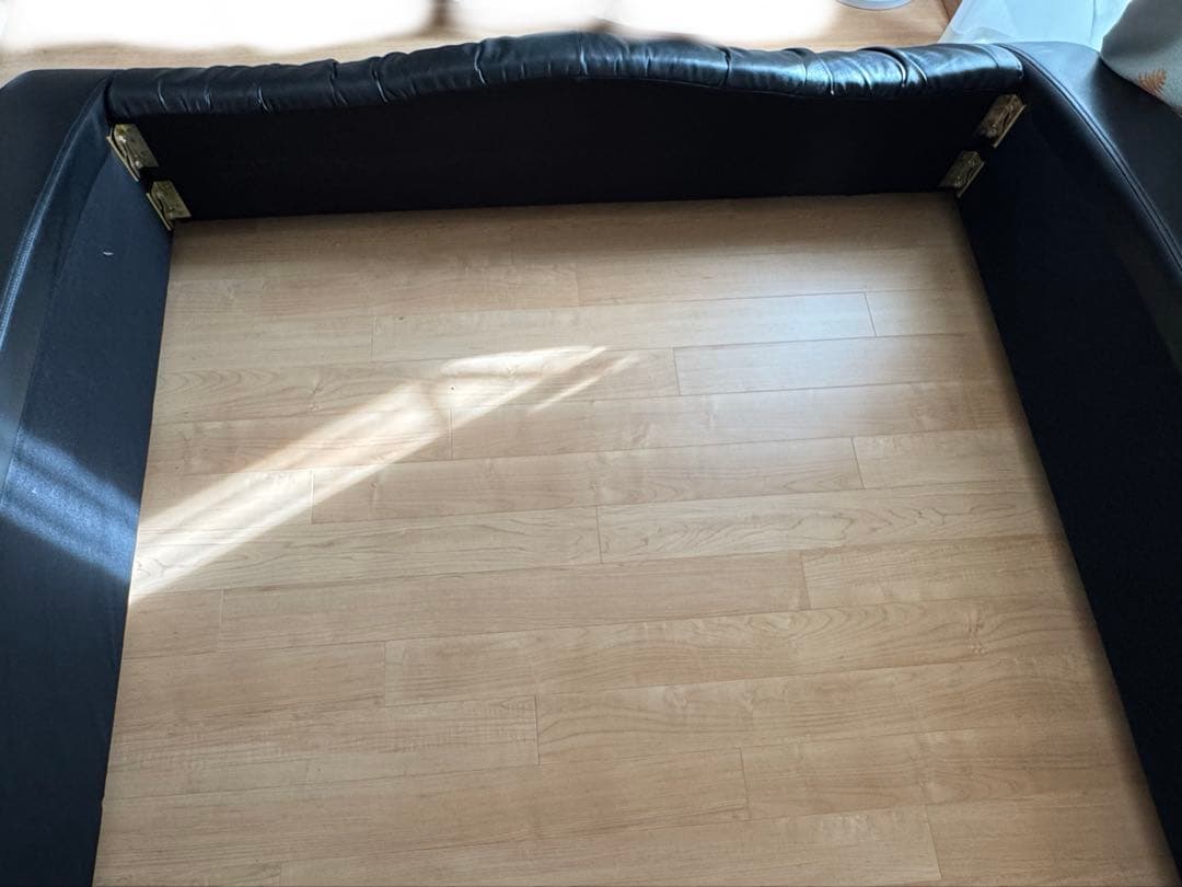 ベッドフレーム 黒 ダブル