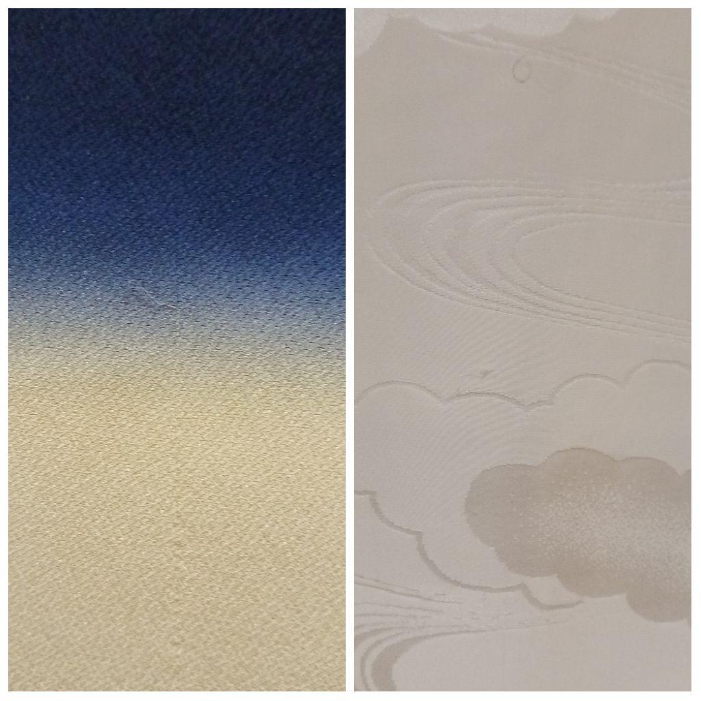 専用☆【3歳&5歳】正絹　七五三　男児　着物　陣羽織　袴　雪駄　小物セット　紺