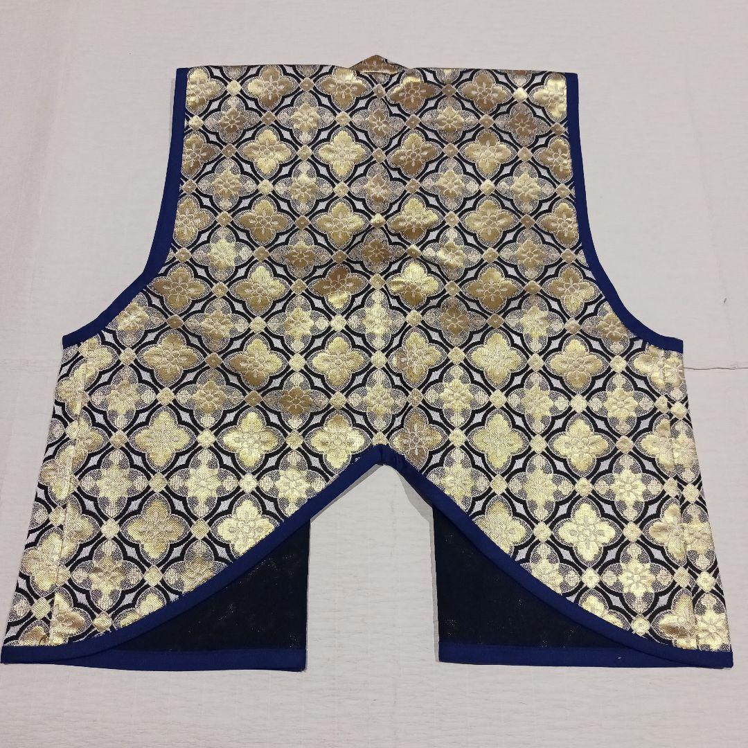 専用☆【3歳&5歳】正絹　七五三　男児　着物　陣羽織　袴　雪駄　小物セット　紺