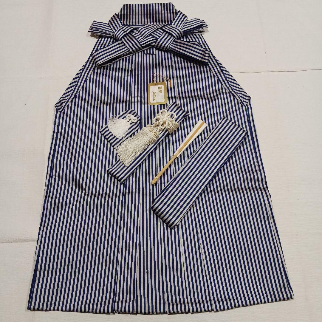 専用☆【3歳&5歳】正絹　七五三　男児　着物　陣羽織　袴　雪駄　小物セット　紺