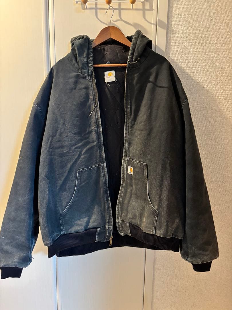 00s carhartt カーハート J140 黒 ダック アクティブジャケット