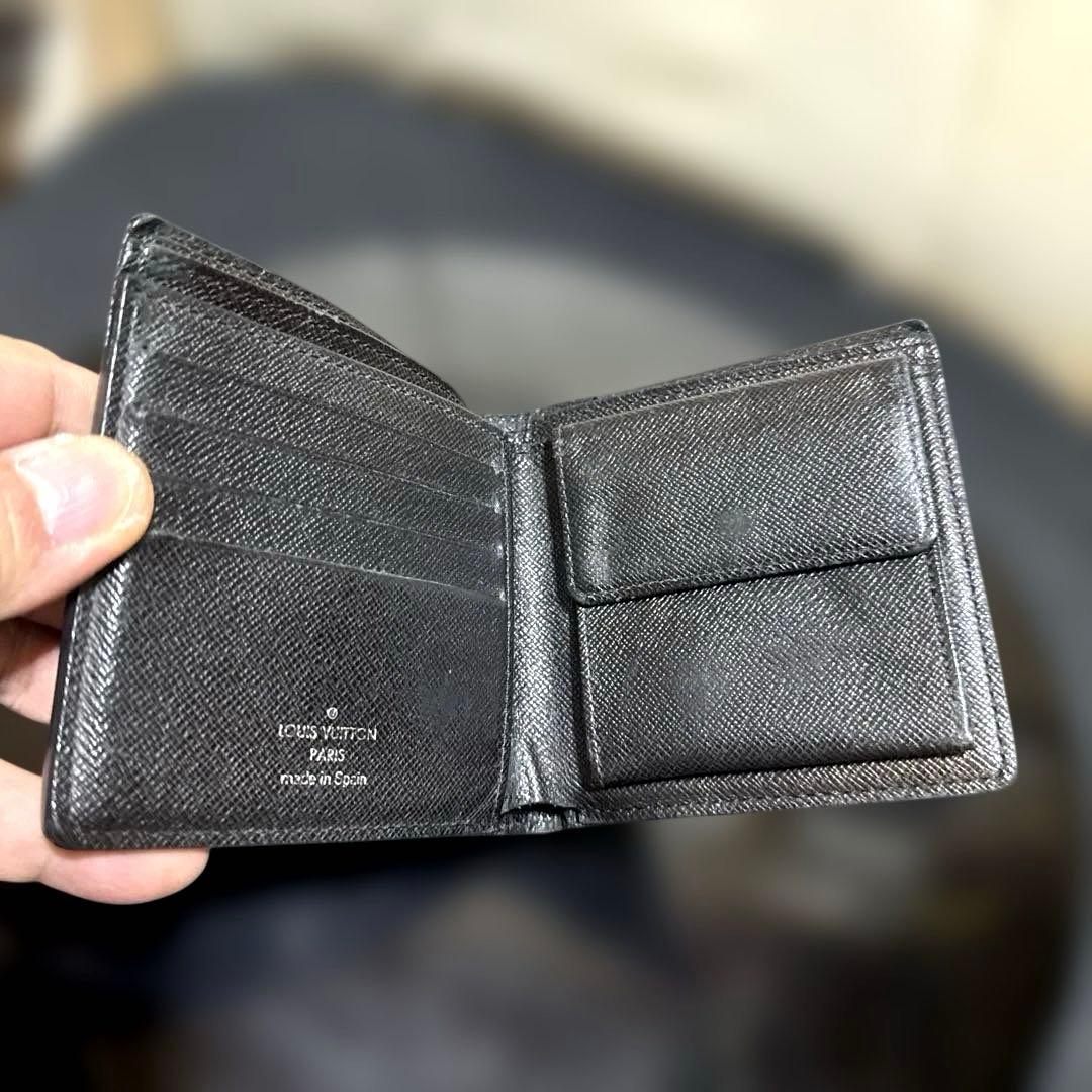 ⑩☆良品☆ダミエG♪マルコ☆2つ折り財布★ポケットあり