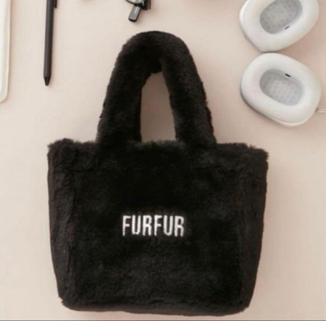 FURFUR　エコファートートバッグ　BLK ブラック