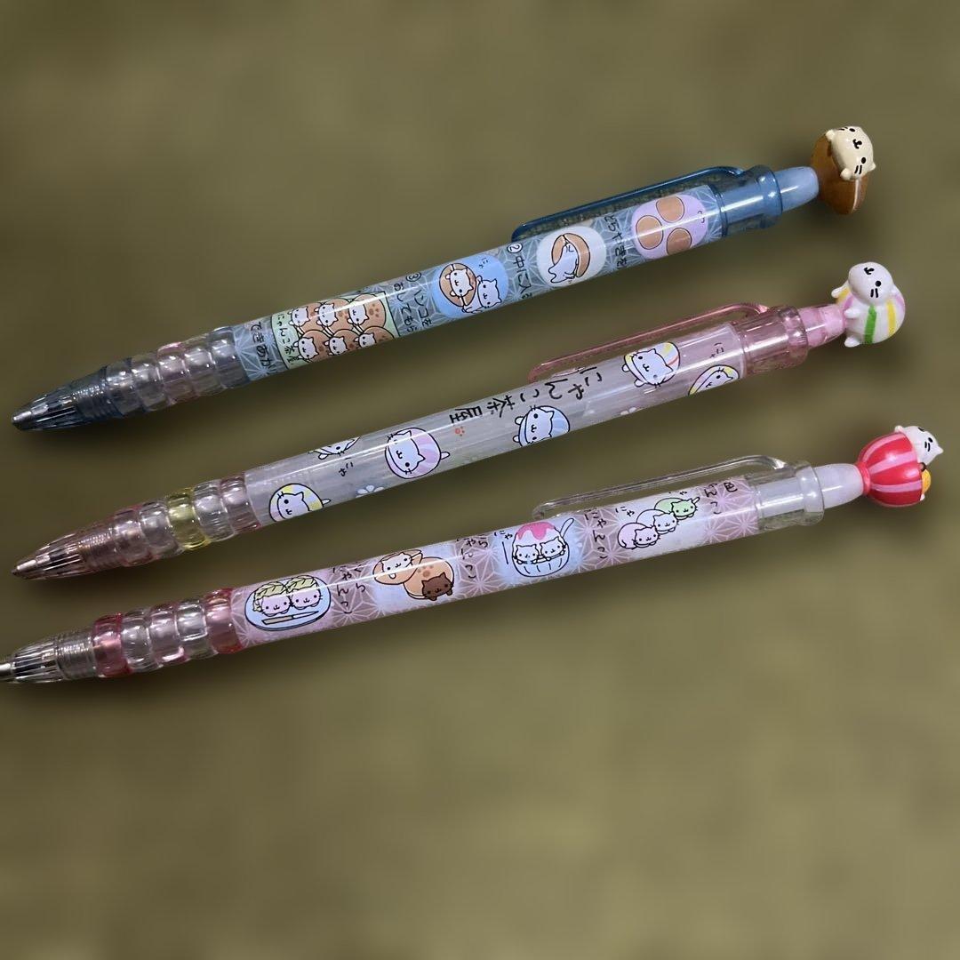 平成レトロ　サンエックス　にゃんにゃんにゃんこ　にゃんこ茶屋　シャーペン　レア