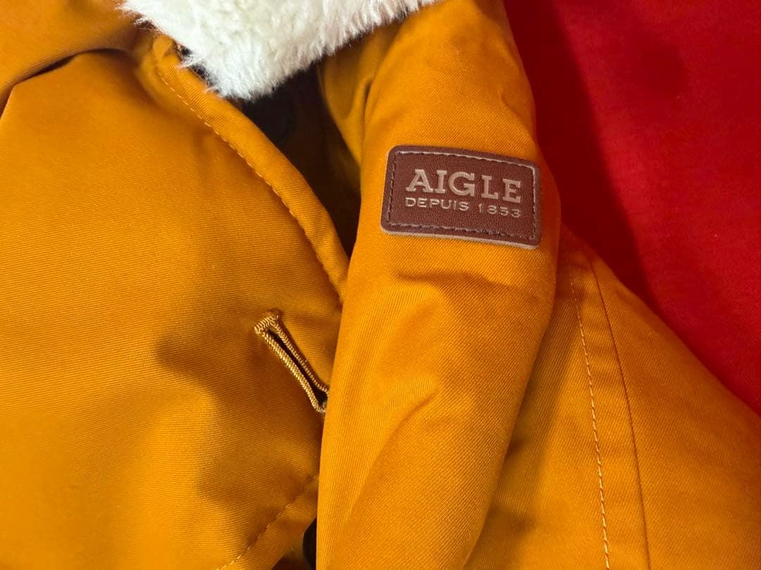 AIGLE エーグル ダウンコート GORE-TEX タグ付き未使用 ファー付