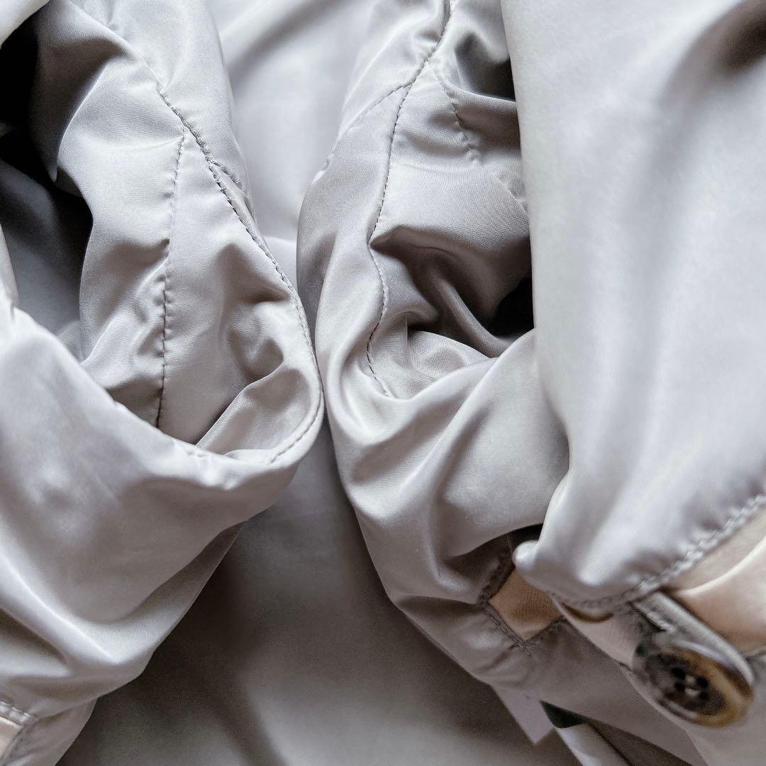 美品 エンメティ ラムレザー シングル ライダース アウター 46 伊製 高級