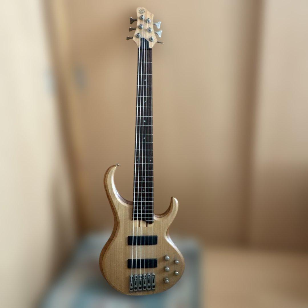 T*r様 エレキベース 6弦 ナチュラルウッド　ibanes btb556