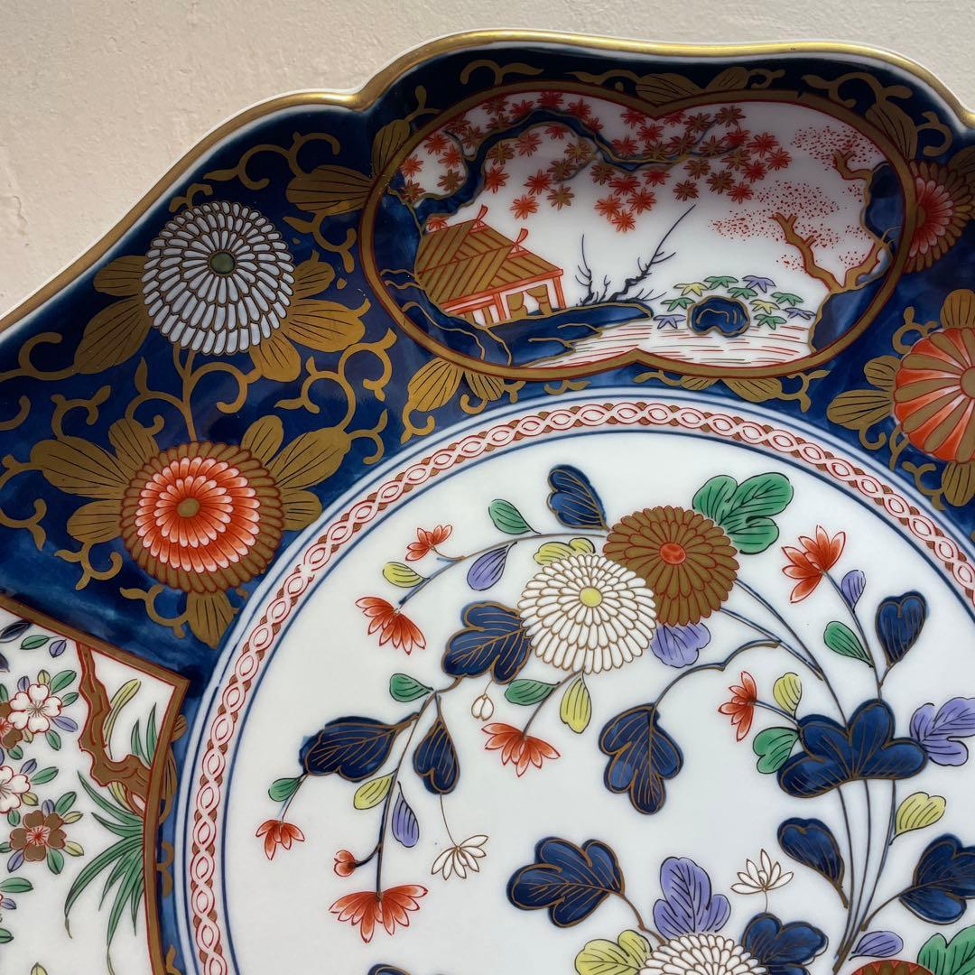 其泉　琳派古伊万里　盛皿　35cm