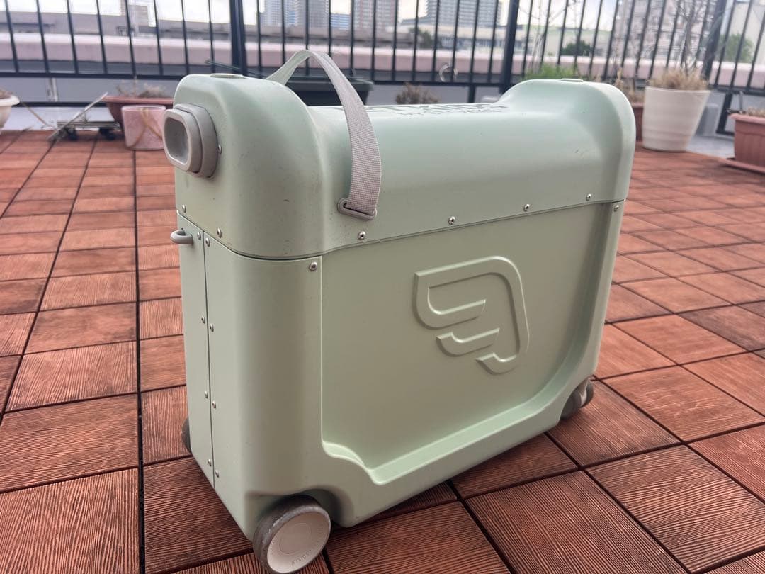 むむ　ジェットキッズ BY ストッケ ベッドボックス（グリーン） 中古