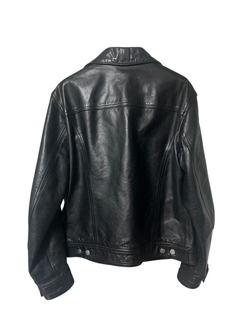 アニエスベーオム トラッカー レザージャケット アーカイブ