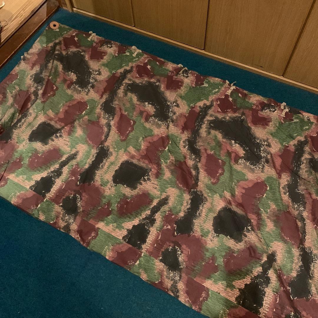 超希少 新品未使用デッドストック チェコ軍ポンチョテントタープ 2枚セット
