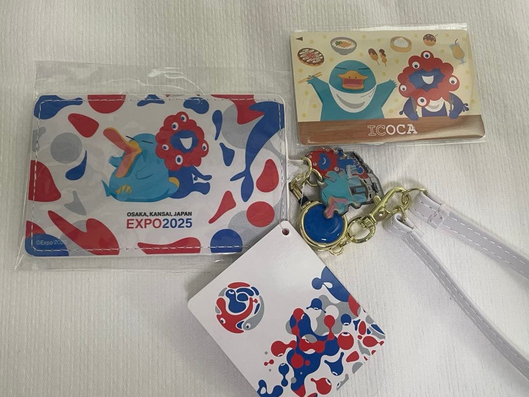EXPO2025　大阪万博　限定　ICOCA　＋　合皮パスケース　ミャクミャク