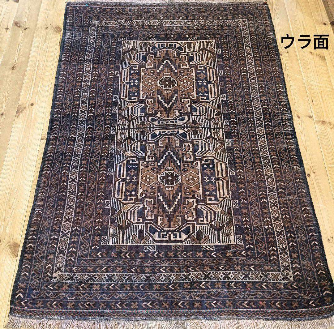 【セール対象】70s アフガンラグ トライバルラグ ヴィンテージラグ
